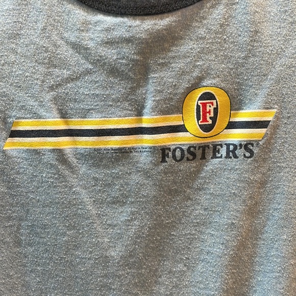 Women’s short sleeved tshirt with Fosters printed on the front. - Picture 2 of 5